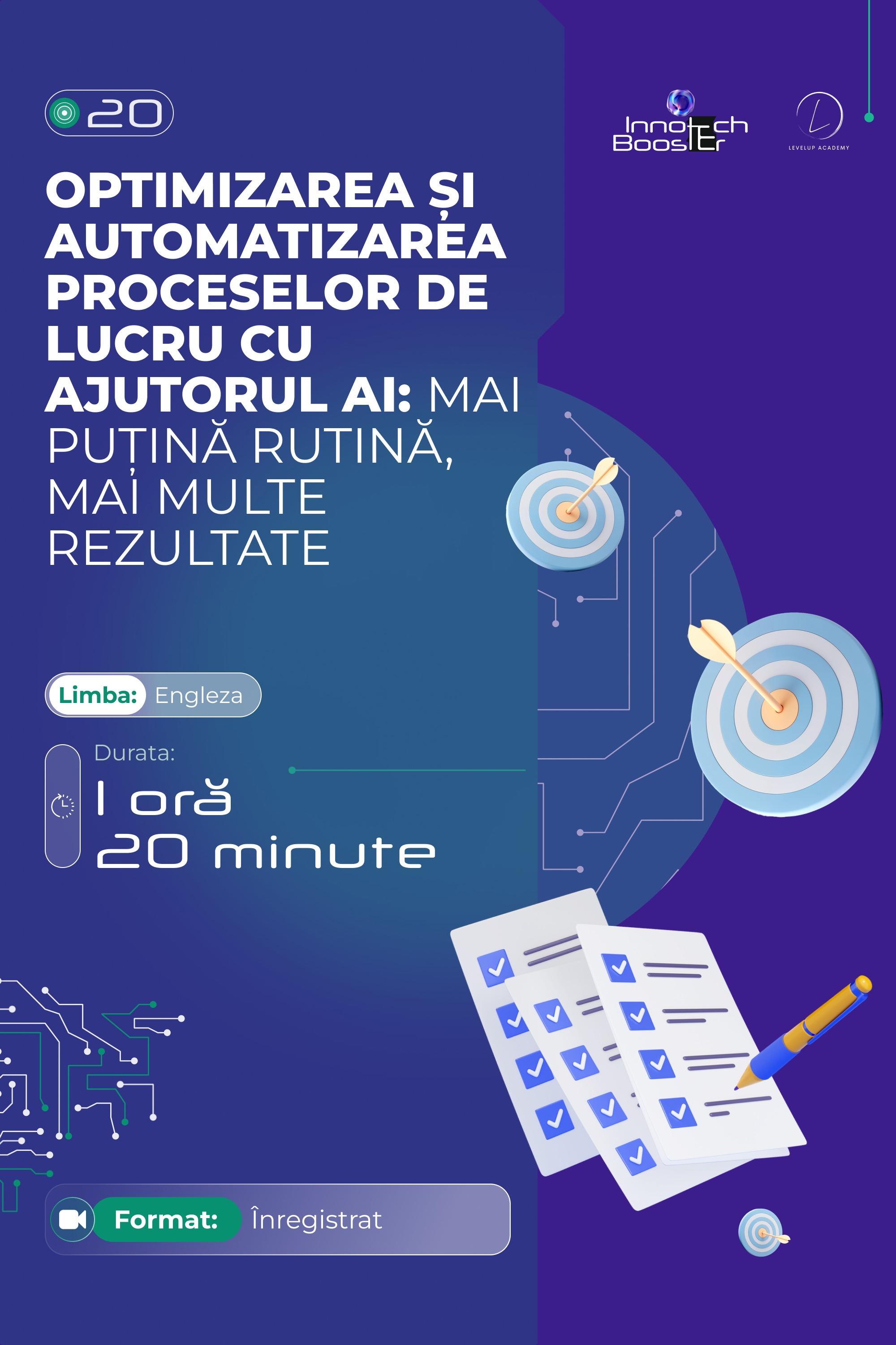 Optimizarea și automatizarea proceselor de lucru cu ajutorul AI: mai puțină rutină, mai multe rezultate