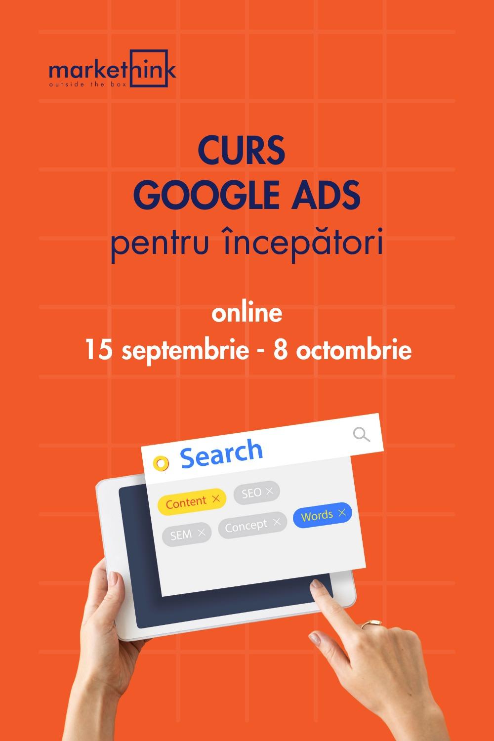 Curs Google Ads