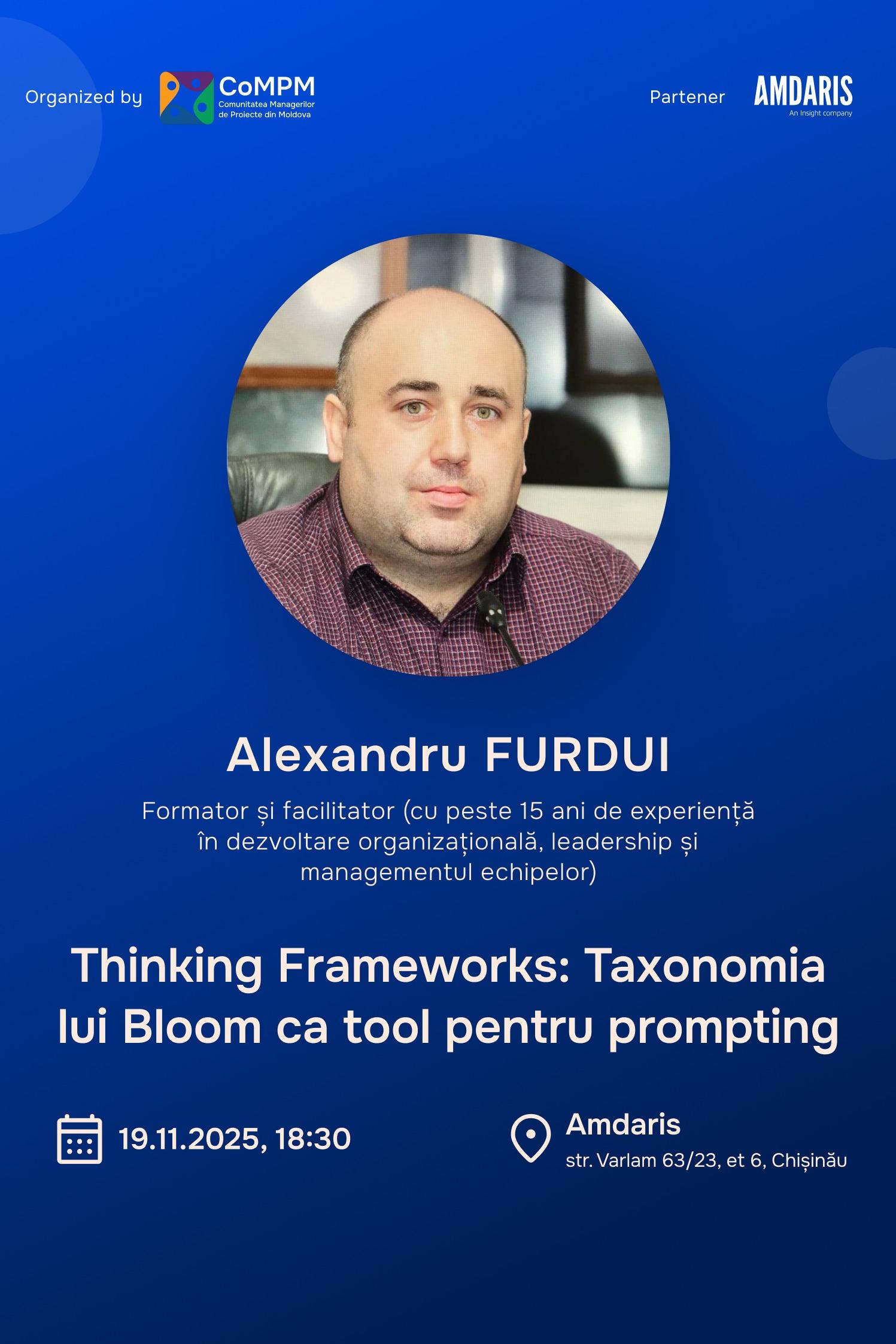 Thinking Frameworks: Taxonomia lui Bloom ca tool pentru prompting