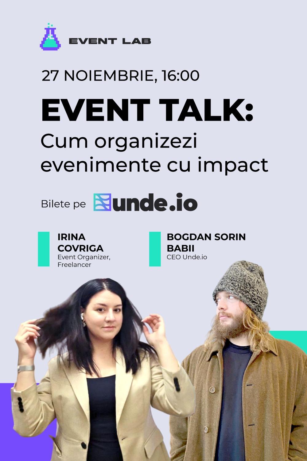 EVENT TALK | Cum organizezi evenimente cu impact
