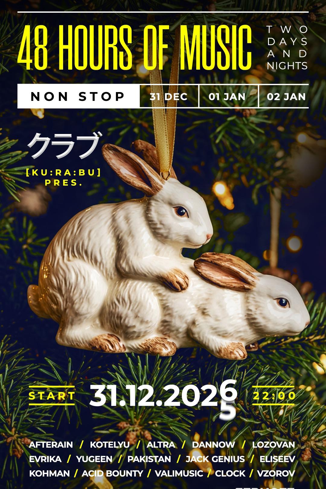 Kurabu - 48 Hours of NON STOP music