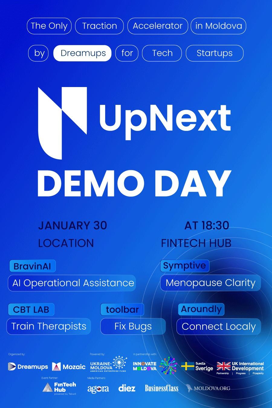  UpNext by Dreamups - Demo Day