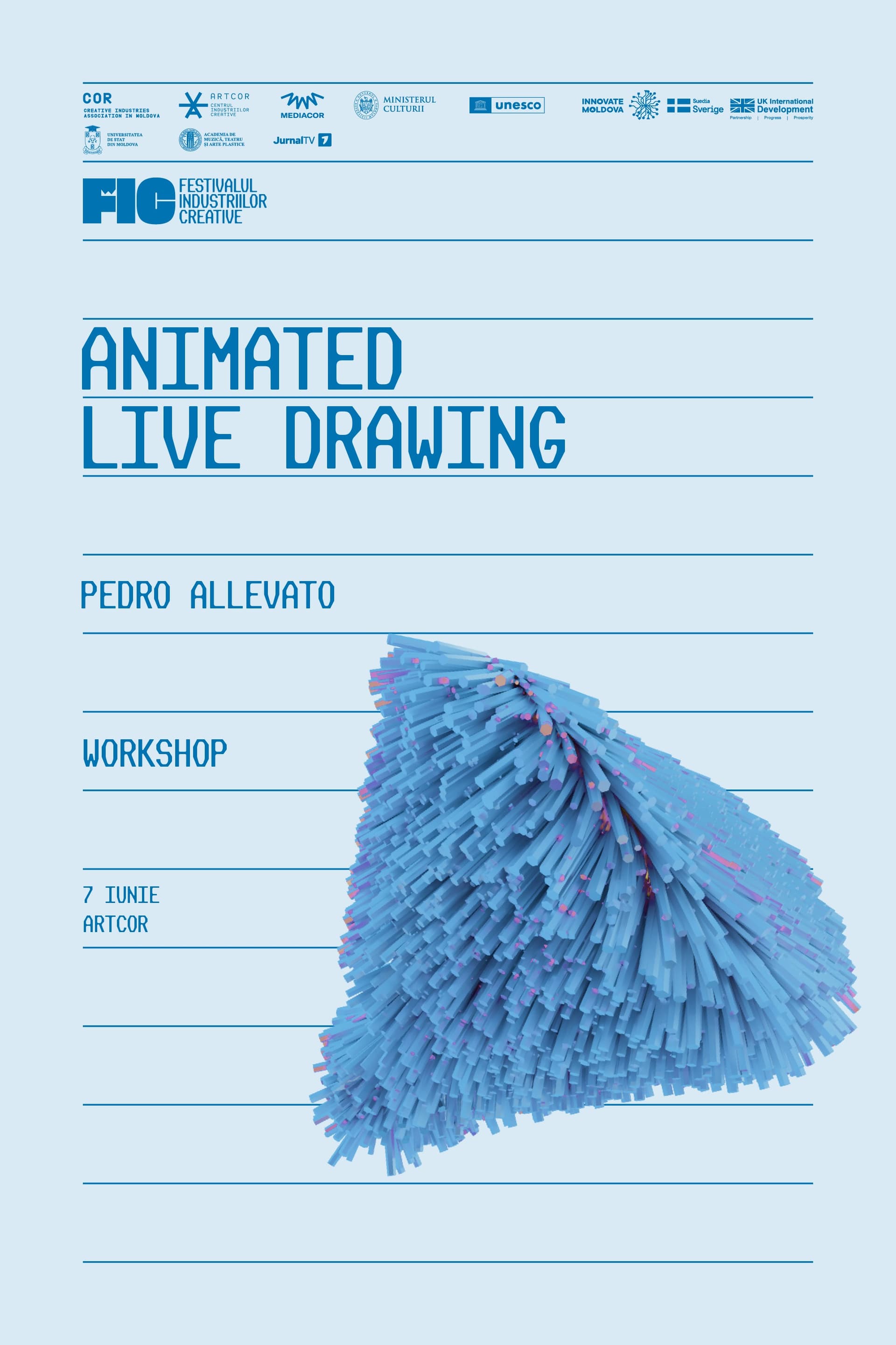 Workshop: Animated Live Drawing / FIC 2026