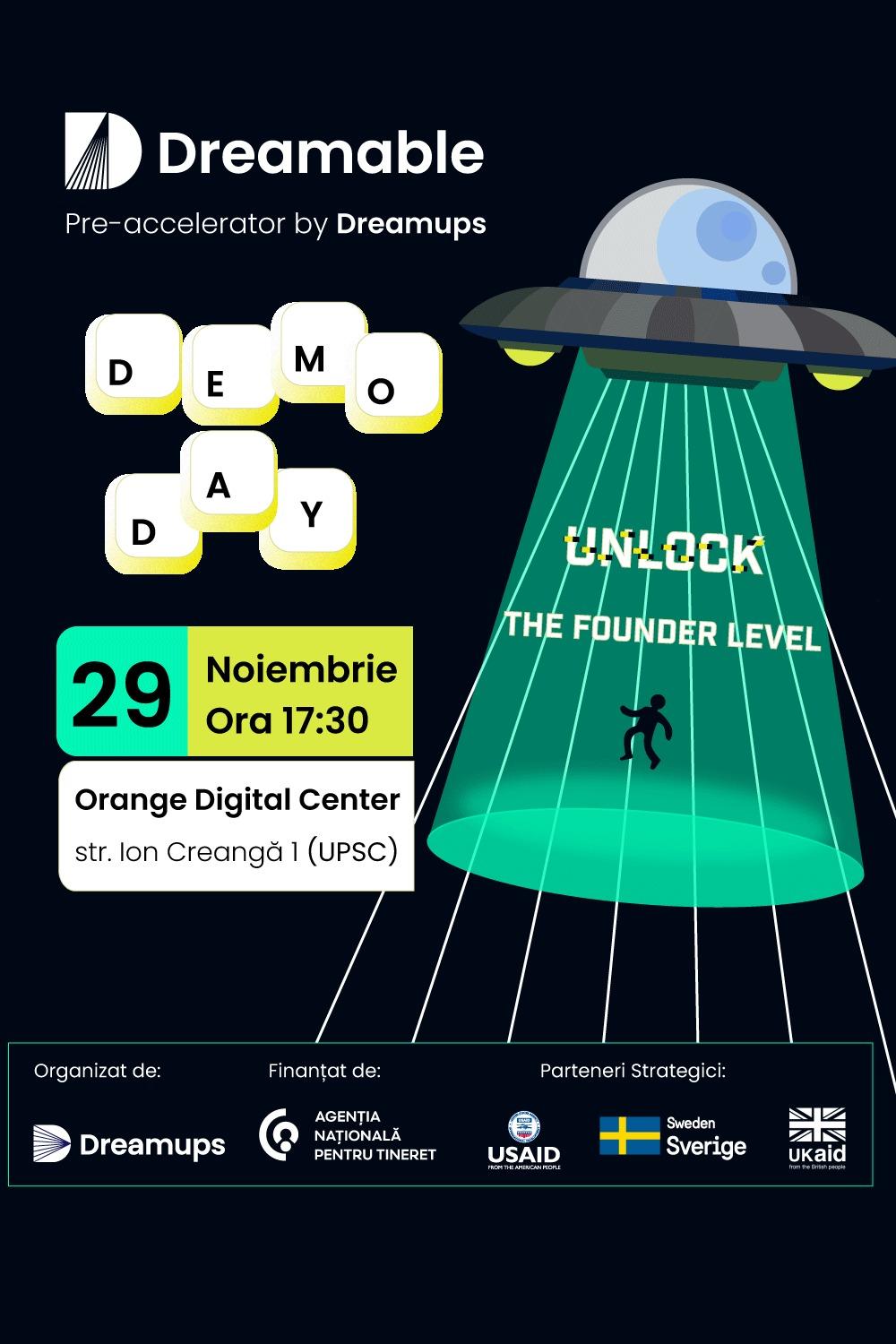 Demo Day & Absolvire - Pre accelerator Dreamable