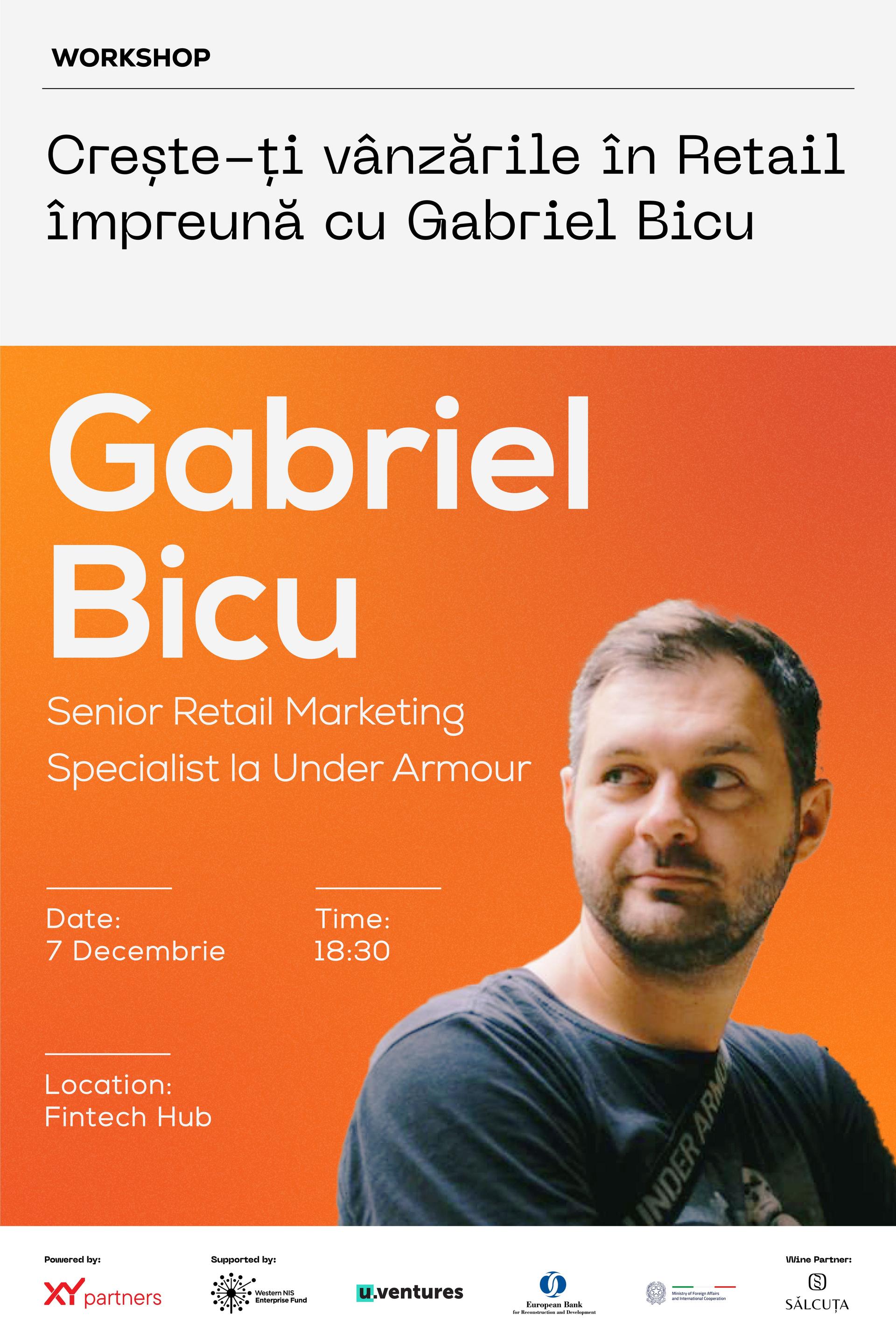 Crește-ți vânzările în Retail cu Gabi Bicu