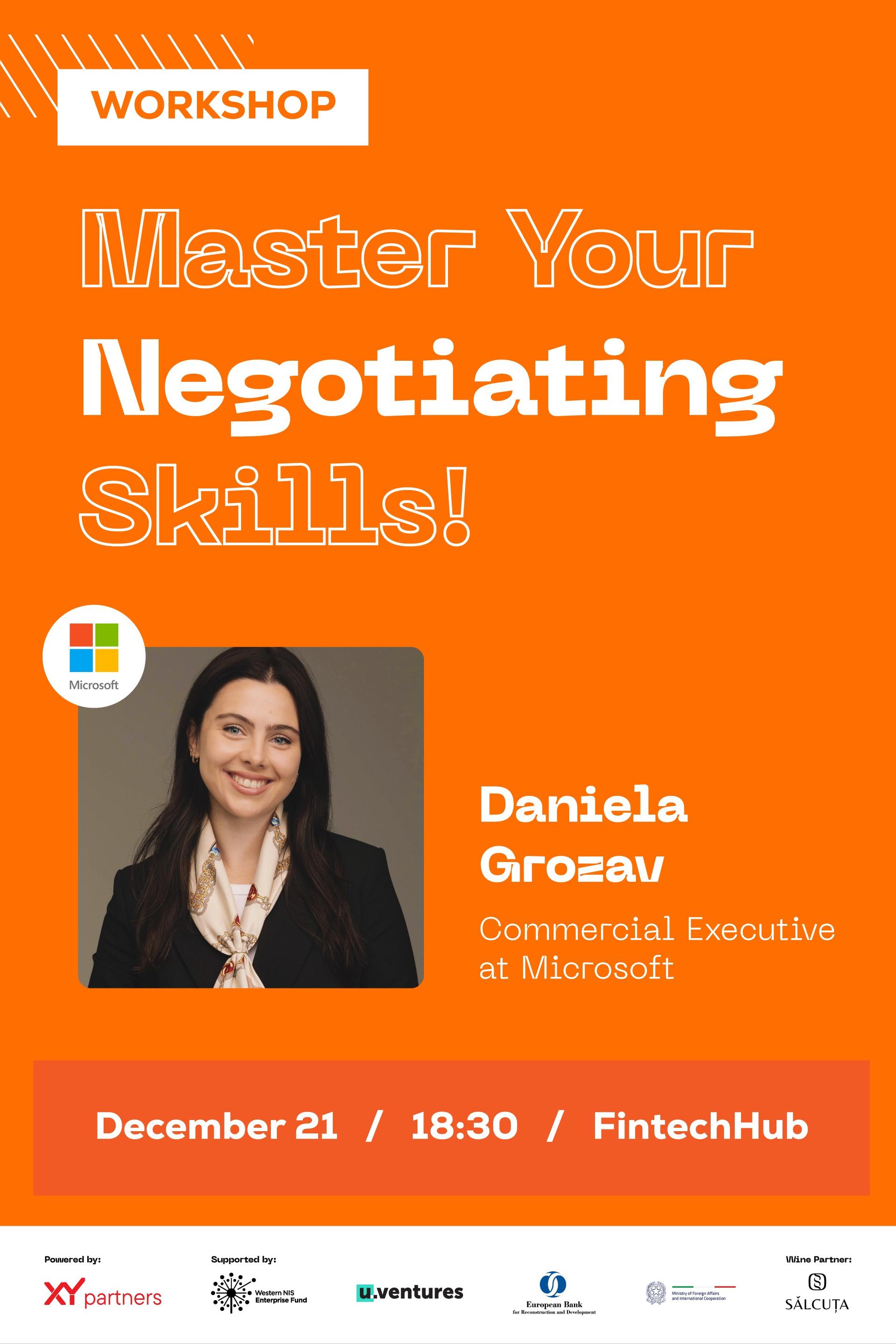 Workshop: Master Your Negotiating Skills!