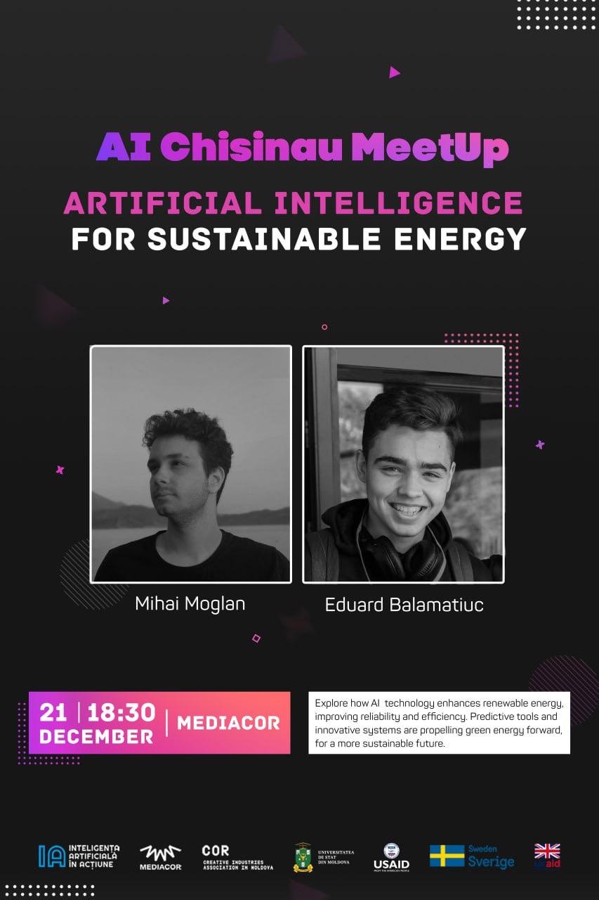 AI Chisinau MeetUp: AI for Sustainable Energy