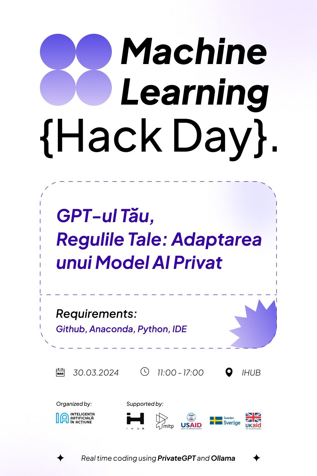 ML Hack Day: GPT-ul Tău, Regulile Tale