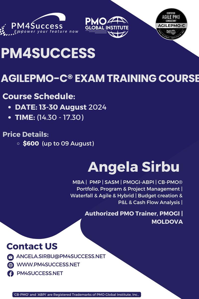 Agile PMO Consultant Certification (AgilePMO-C®)