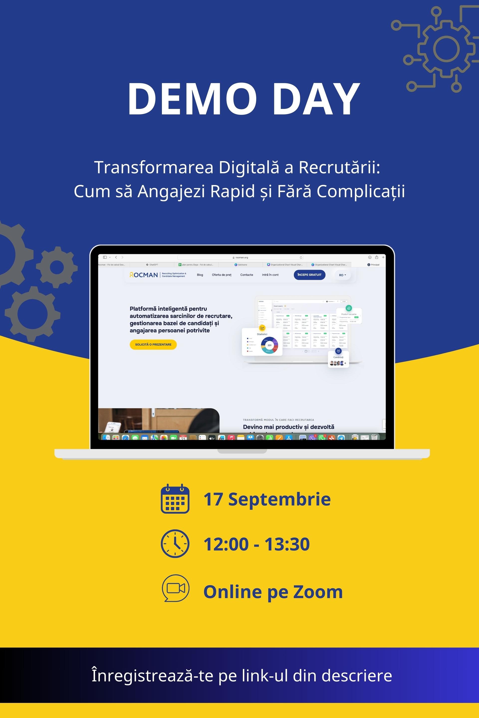 DEMO DAY ”Transformarea Digitală a Recrutării”