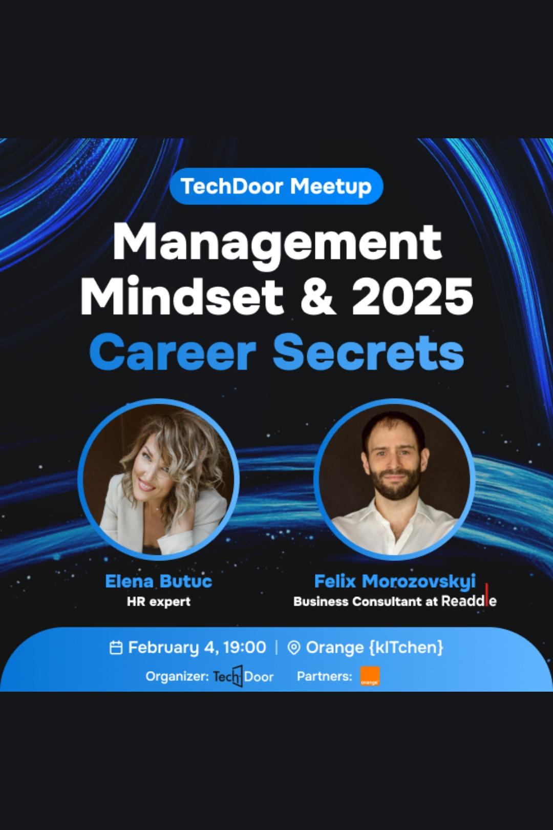 TechDoor meetup: Management Mindset & 2025 Career Secrets