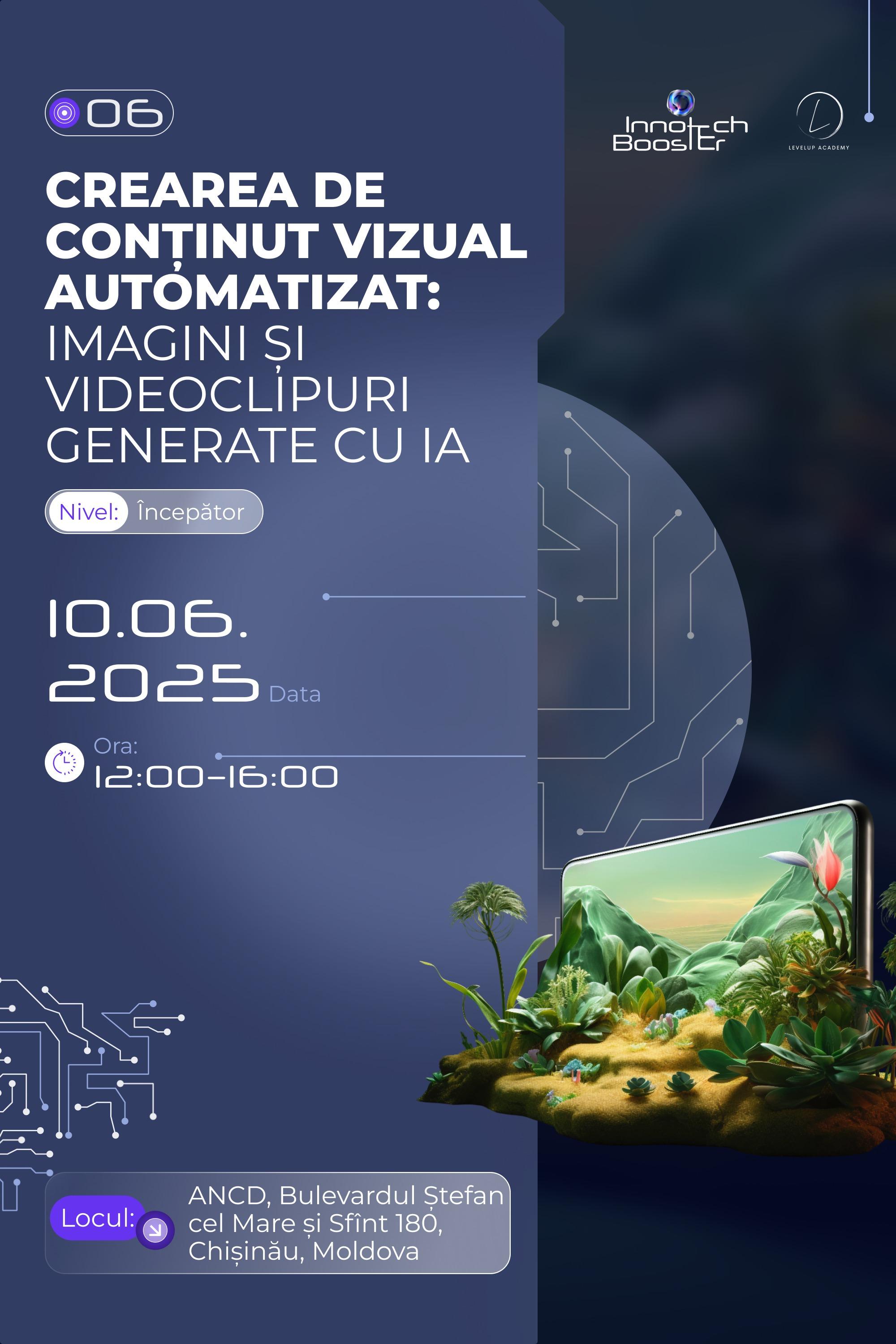 Crearea de conținut vizual automatizat: imagini și videoclipuri generate cu IA
