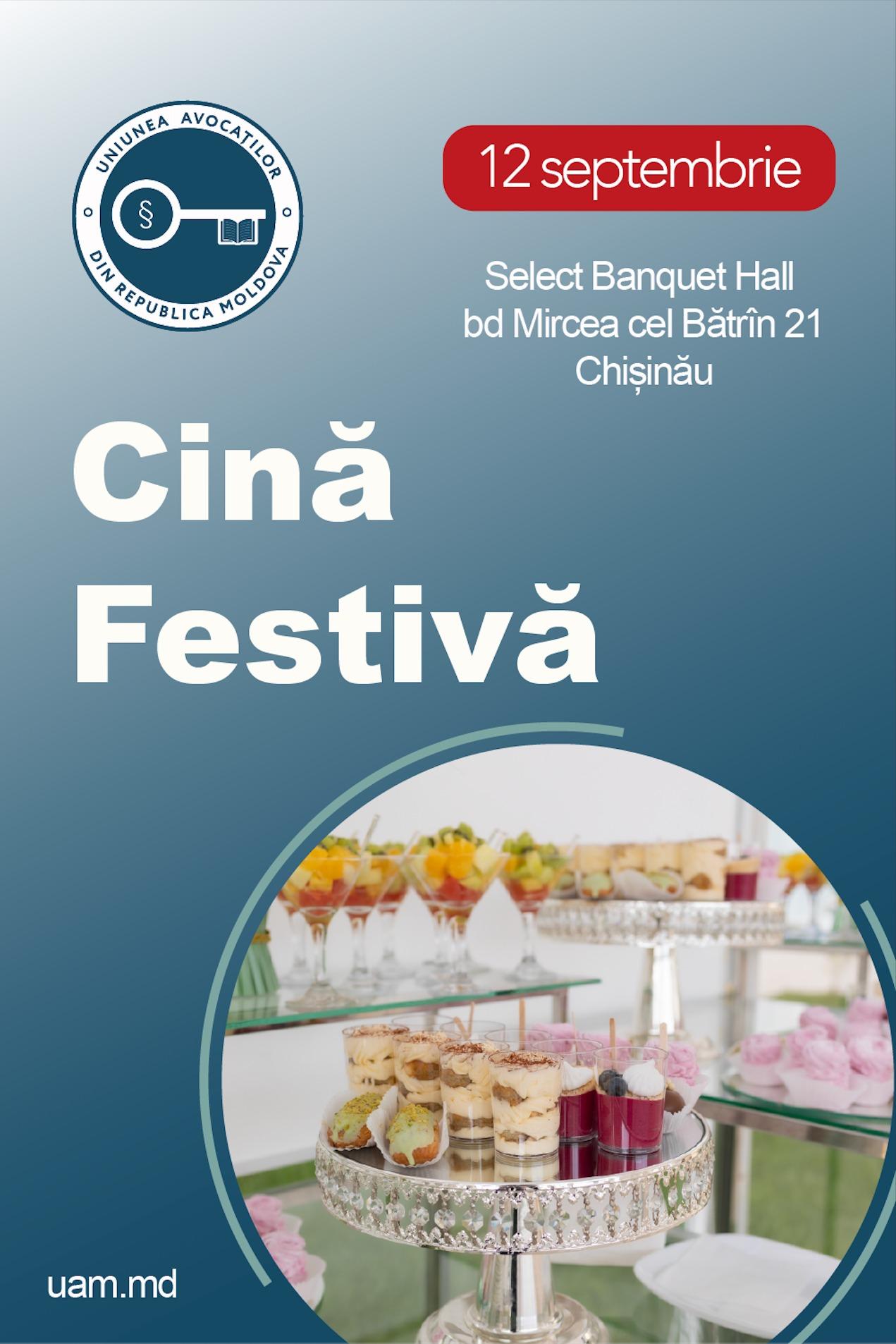Cină Festivă dedicată Zilei Avocatului