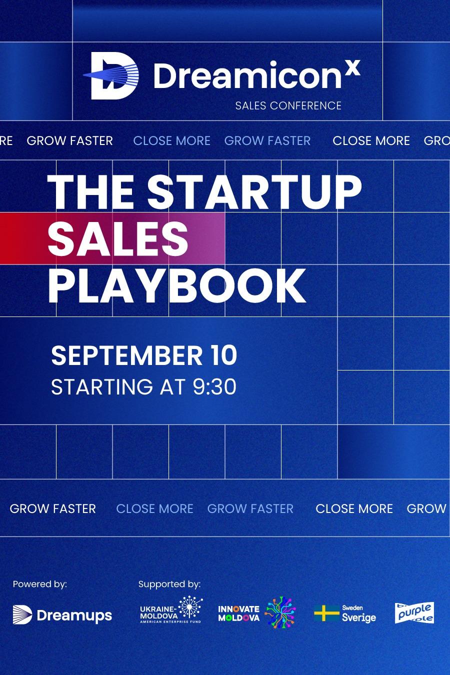 Dreamiconˣ - The Startup Sales Playbook