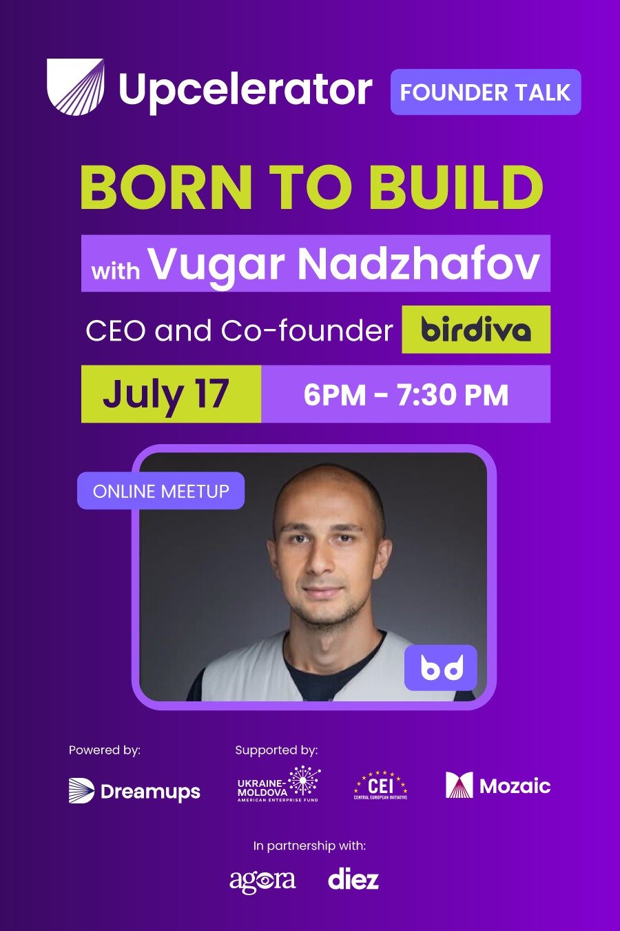 Founder Talk | Born to Build with Vugar Nadzhafov
