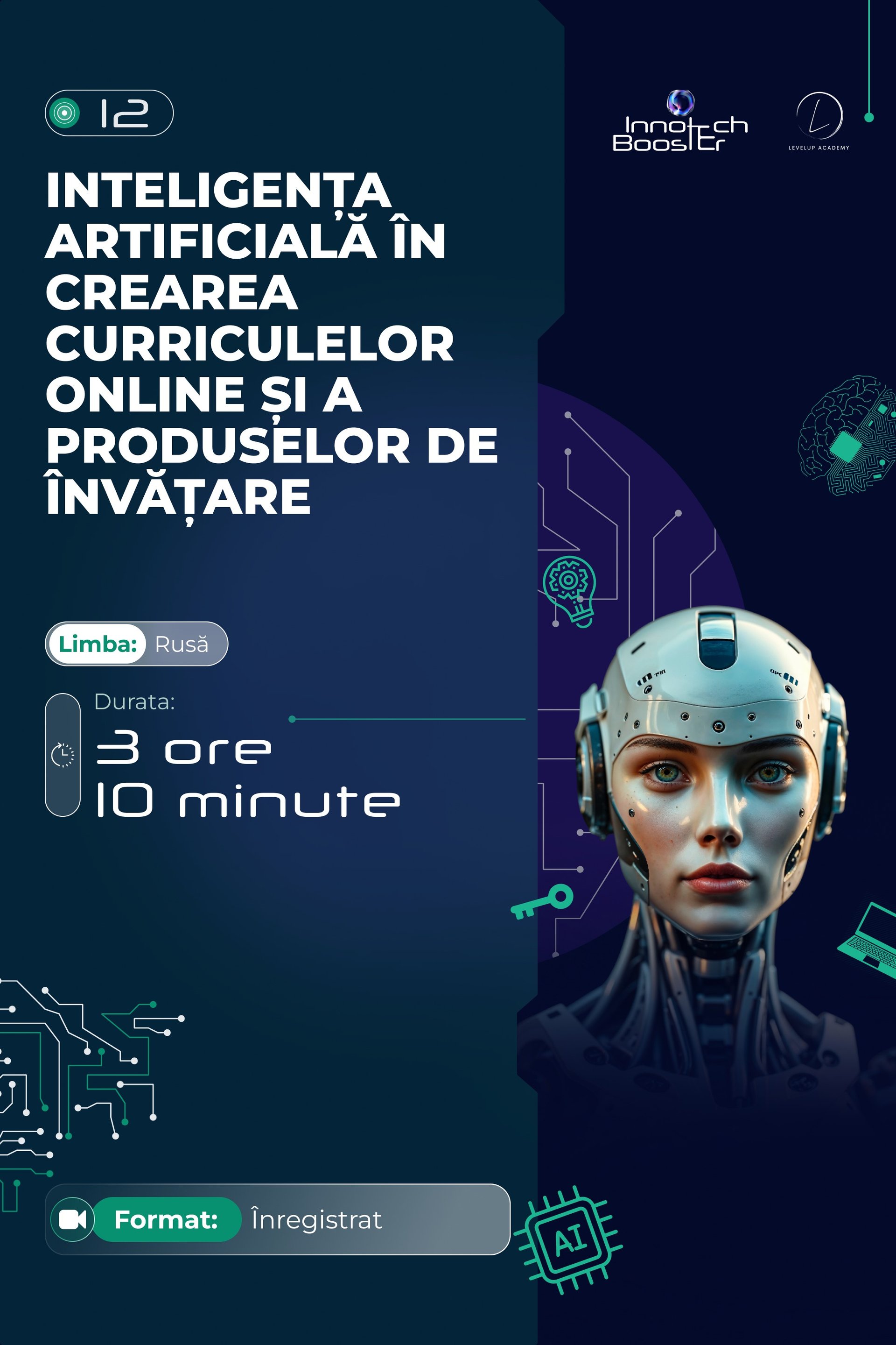 Inteligența Artificială în Crearea Curriculelor Online și a Produselor de Învățare 