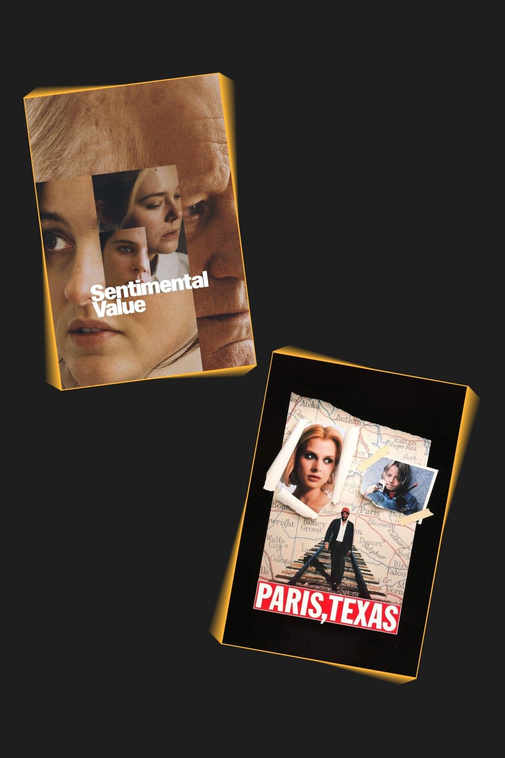 "Sentimental Value" + "Paris, Texas"
