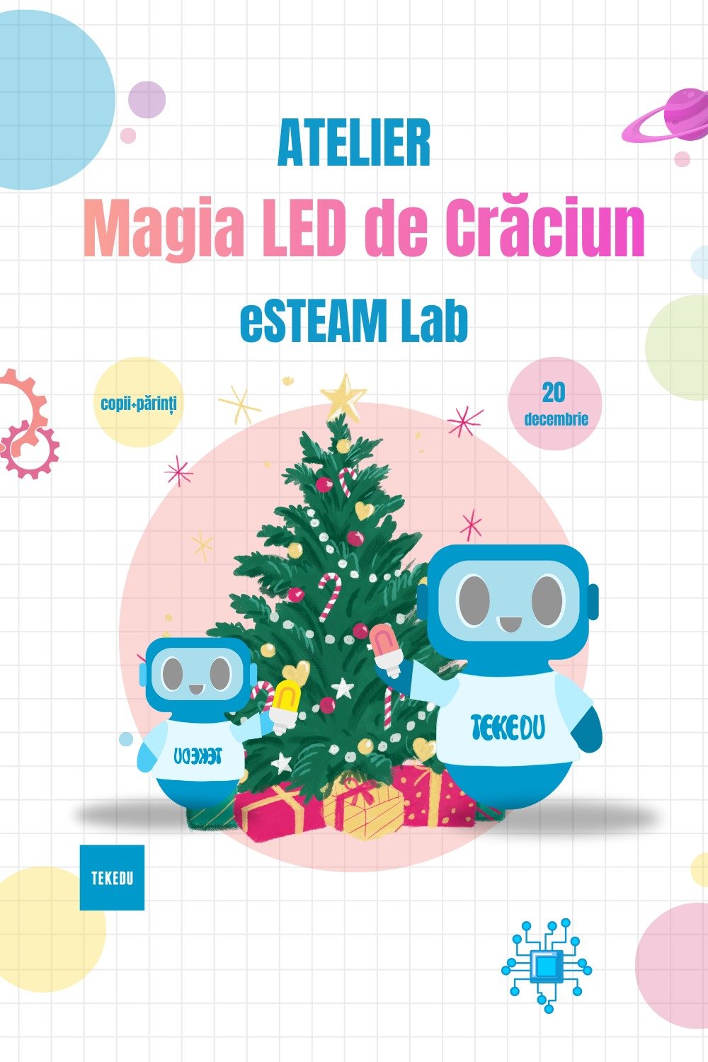 Atelier ”Magia LED de Crăciun”