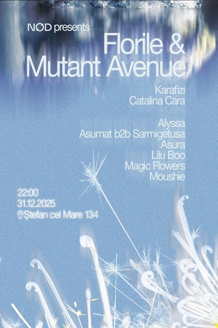 NØD SPACE prezintă FLORILE × MUTANT AVENUE