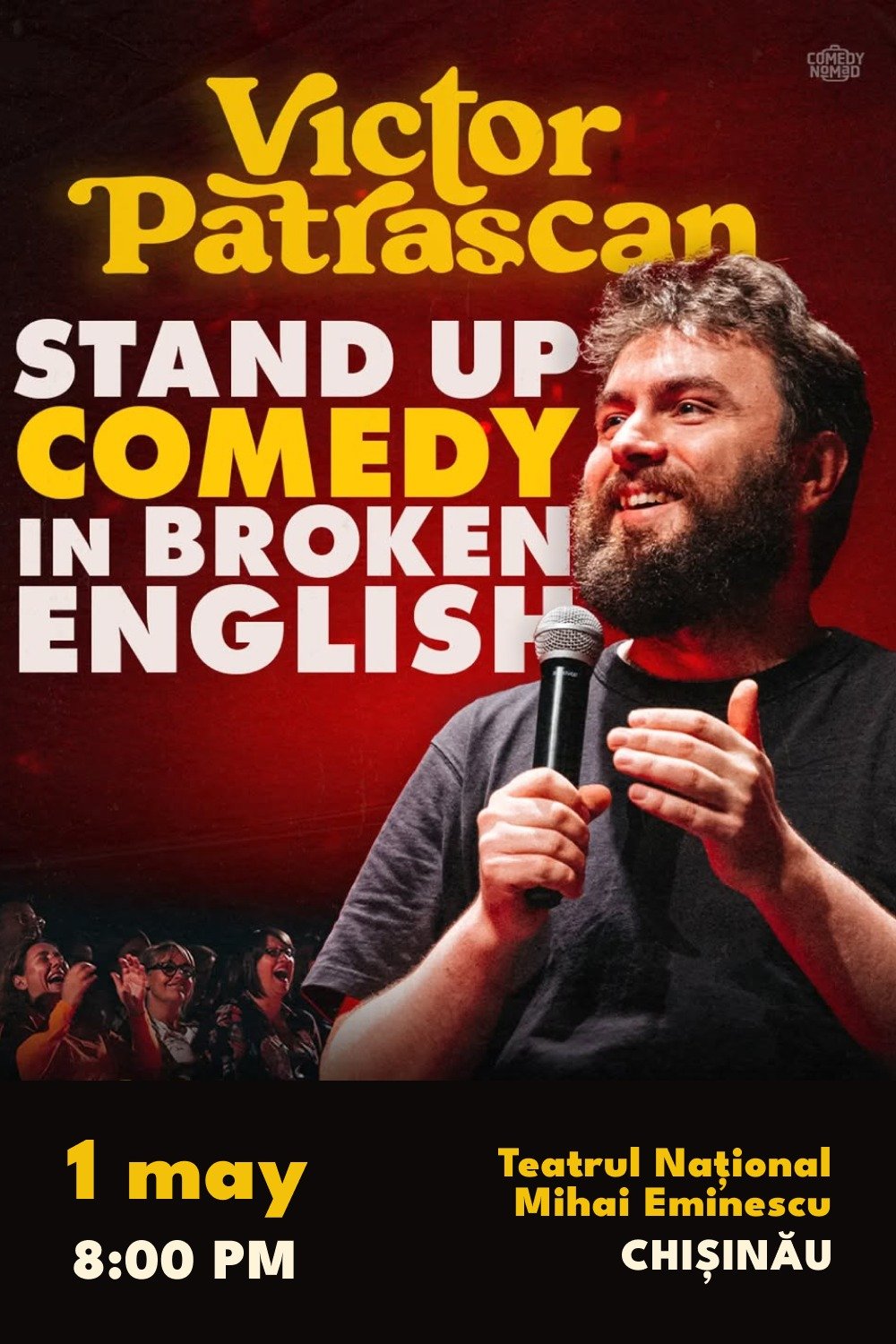 Stand up Comedy in broken English • Victor Patrascan in Chisinau