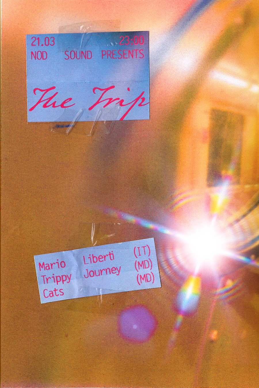 NØD SOUND presents THE TRIP: Mario Liberti, Trippy Journey & Cats