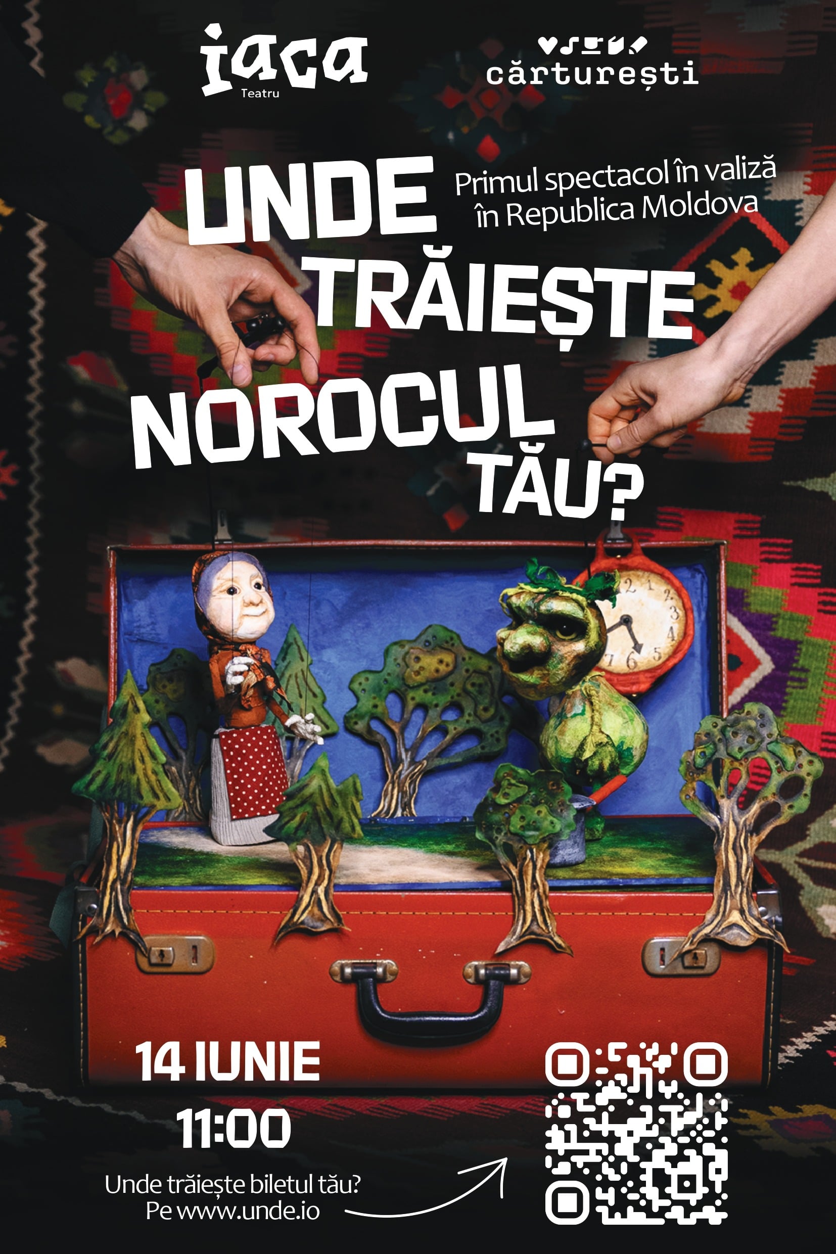 PREMIERĂ „Unde trăiește norocul tău?” Primul spectacol în valiză din Republica Moldova