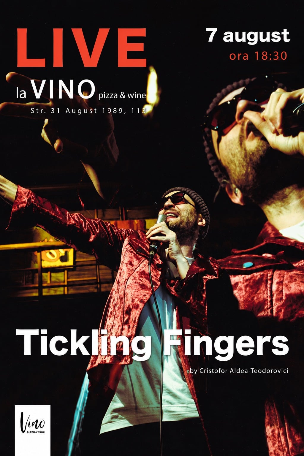 Tickling Fingers by Cristofor Aldea-Teodorovici Live @ VinoPizza