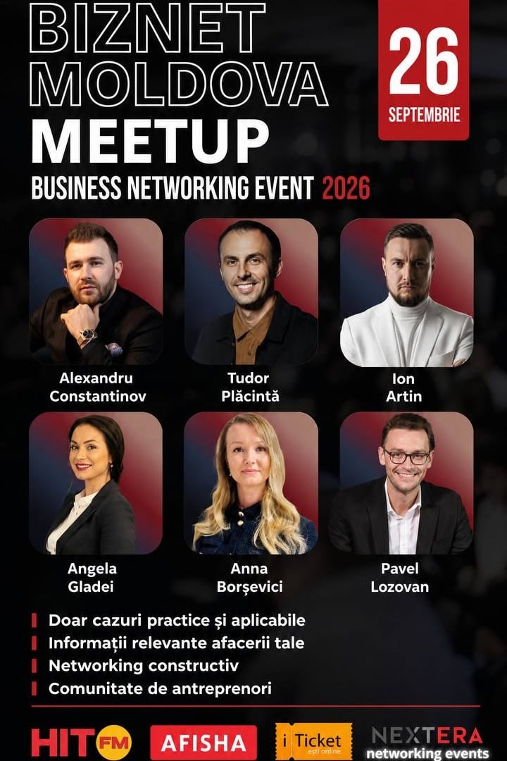 BIZNET MOLDOVA MEETUP 2026 (eveniment offline)