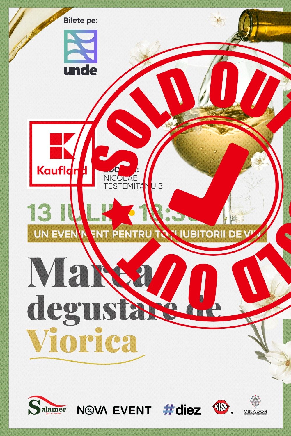 Vin și Muzică Live la Marea Degustare de Viorica