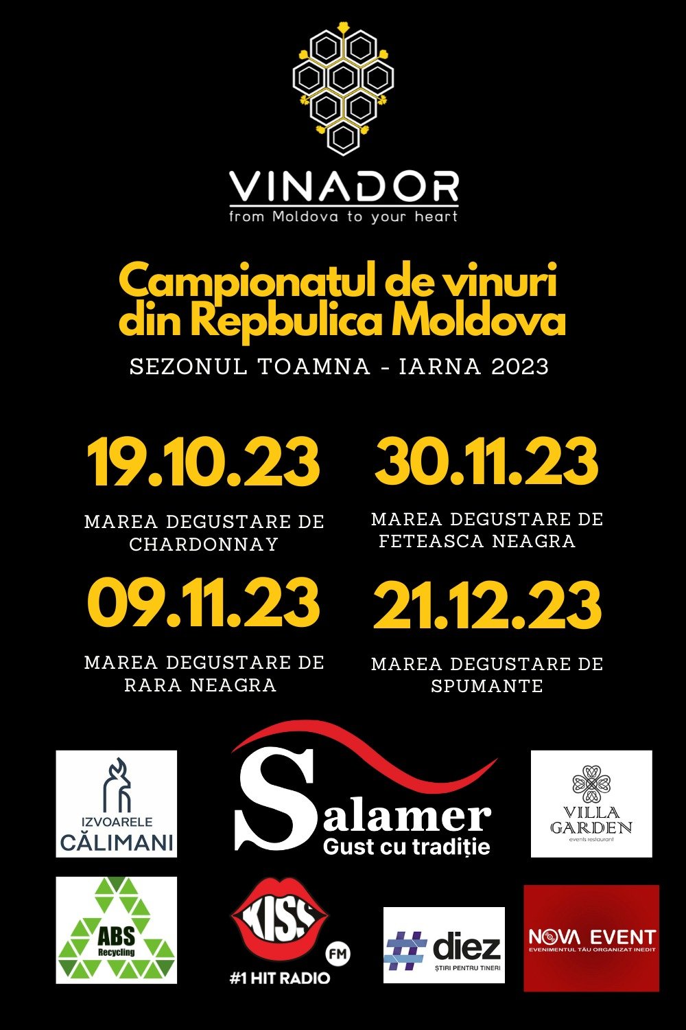 Campionatul de vinuri VINADOR // Toamna - Iarna 23