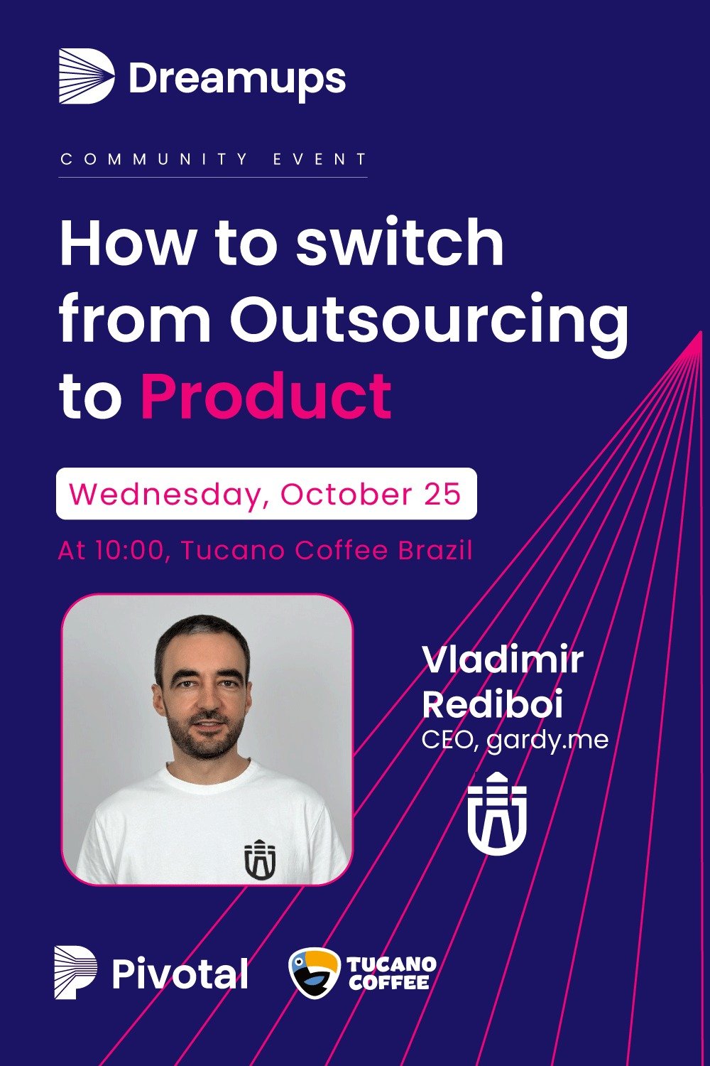 Dreamups x Vladimir Rediboi, CEO at gardy.me