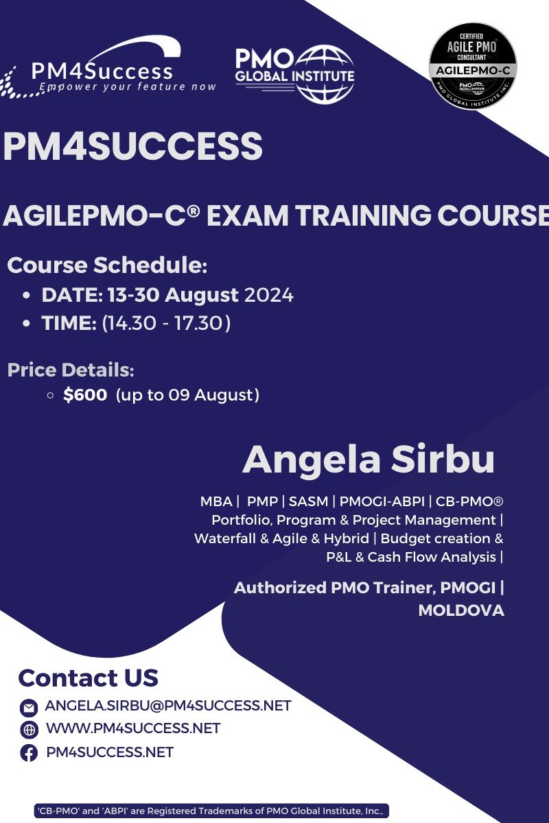 Agile PMO Consultant Certification (AgilePMO-C®)