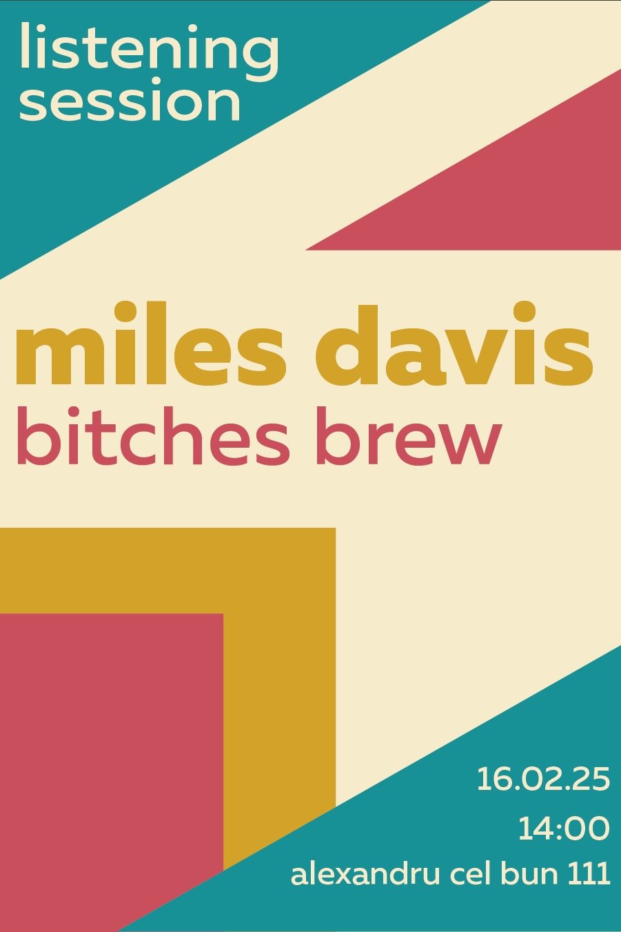 Listening Session - Bitches Brew by Miles Davis