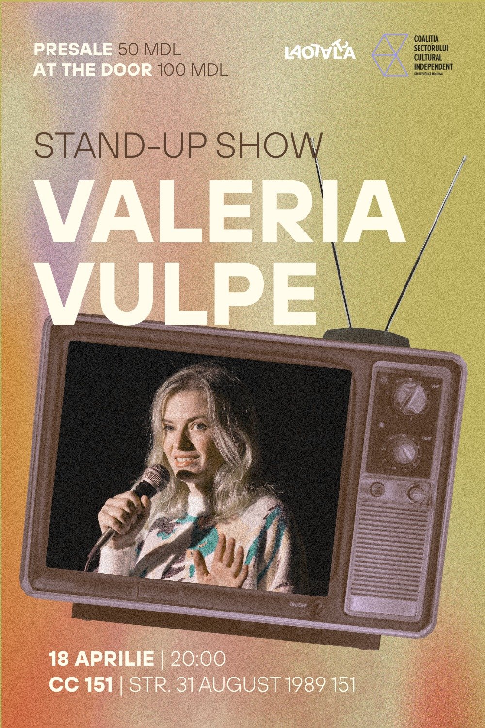 Stand Up Show cu Valeria Vulpe