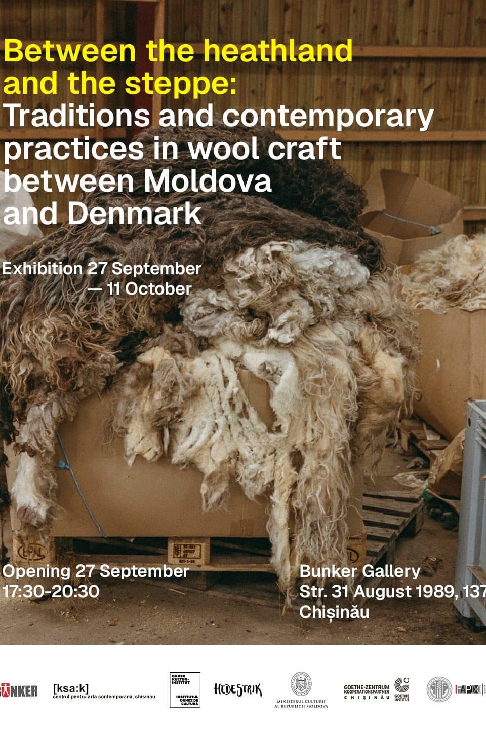 Exhibition Opening: Between the heathland and the steppe: Exploring traditions and contemporary practices in wool handcraft between Moldova and Denmark
