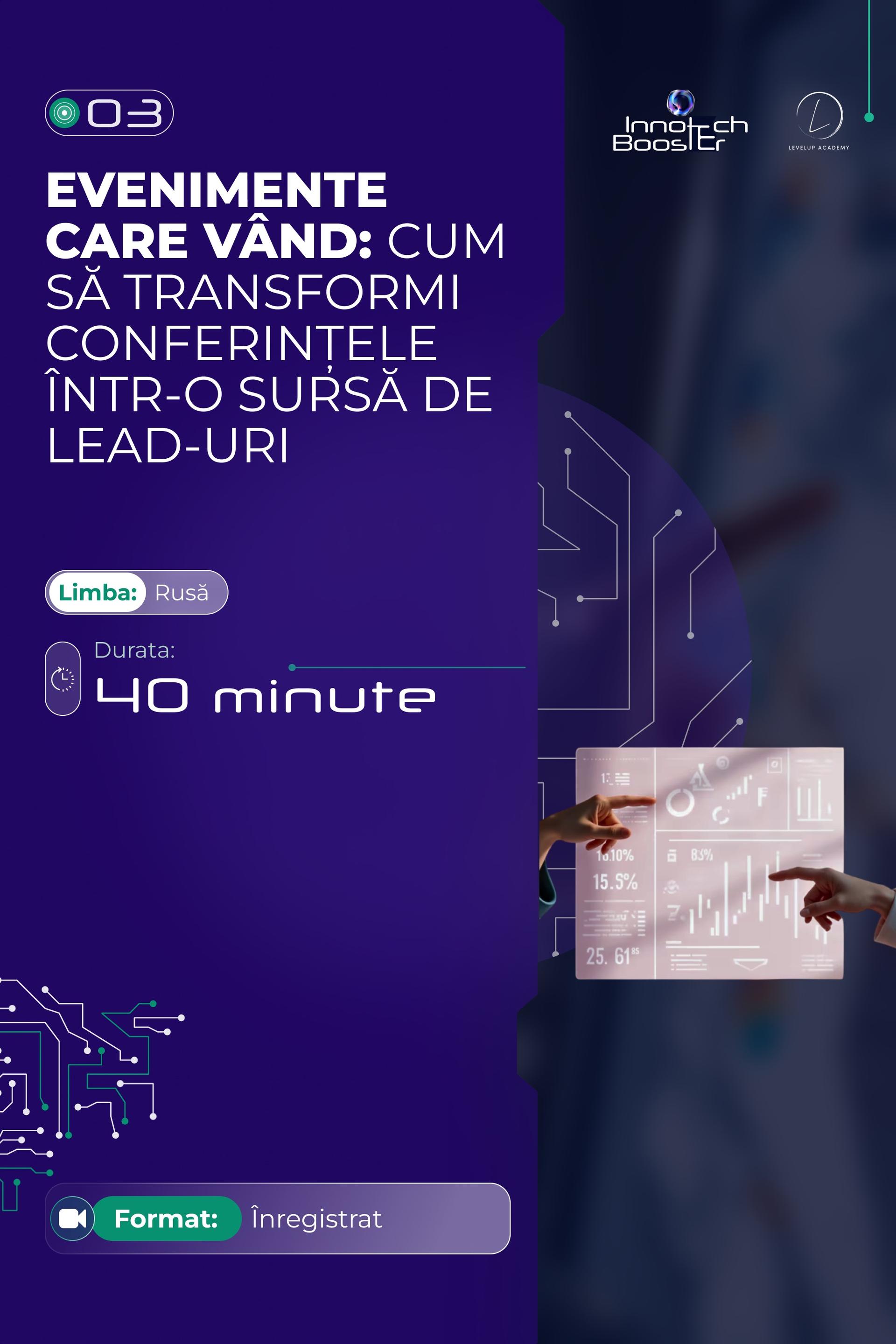 Evenimente care vând: Cum să transformi conferințele într-o sursă de leaduri și clienți