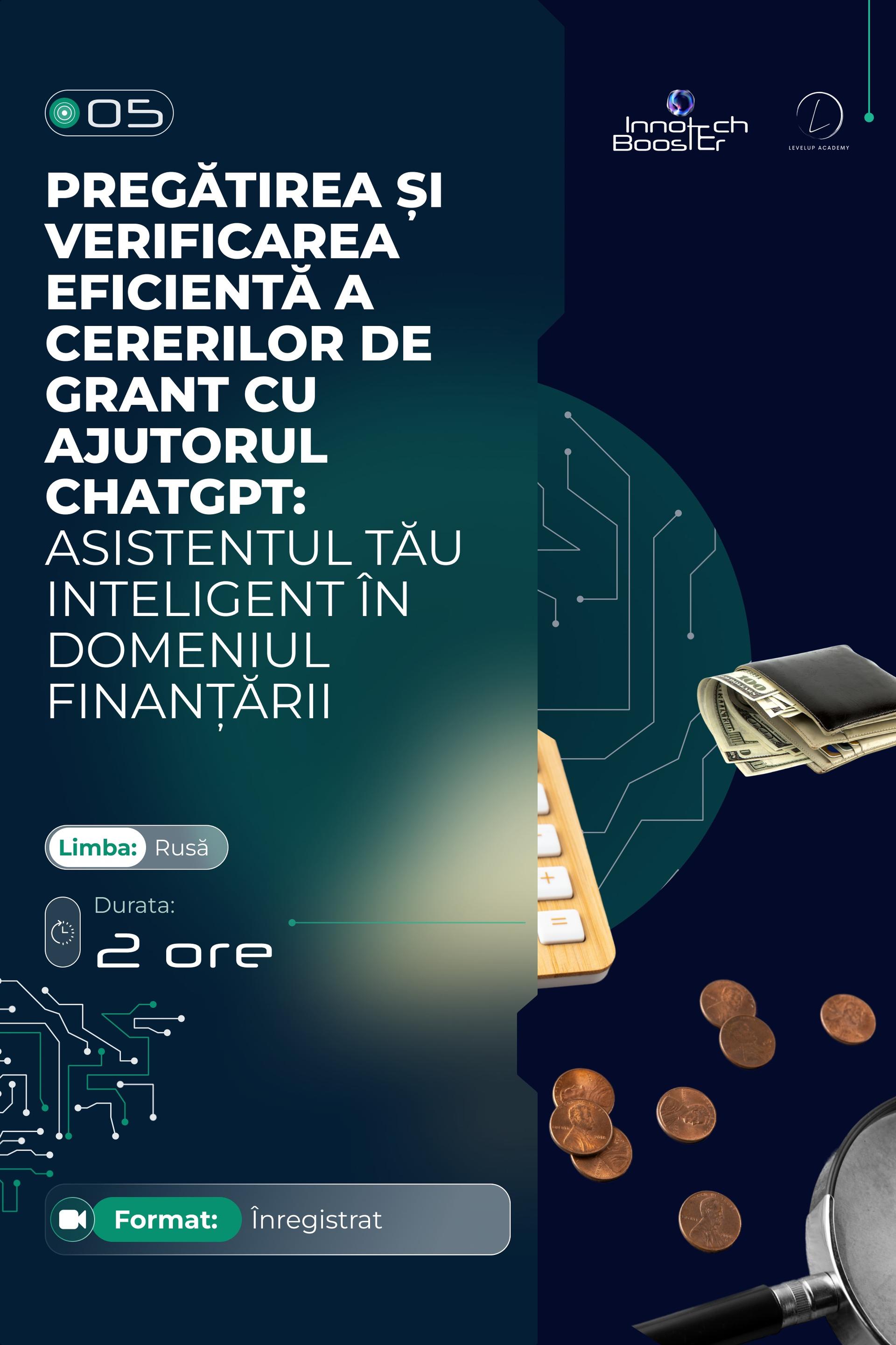 Pregătirea și verificarea eficientă a cererilor de grant cu ajutorul ChatGPT