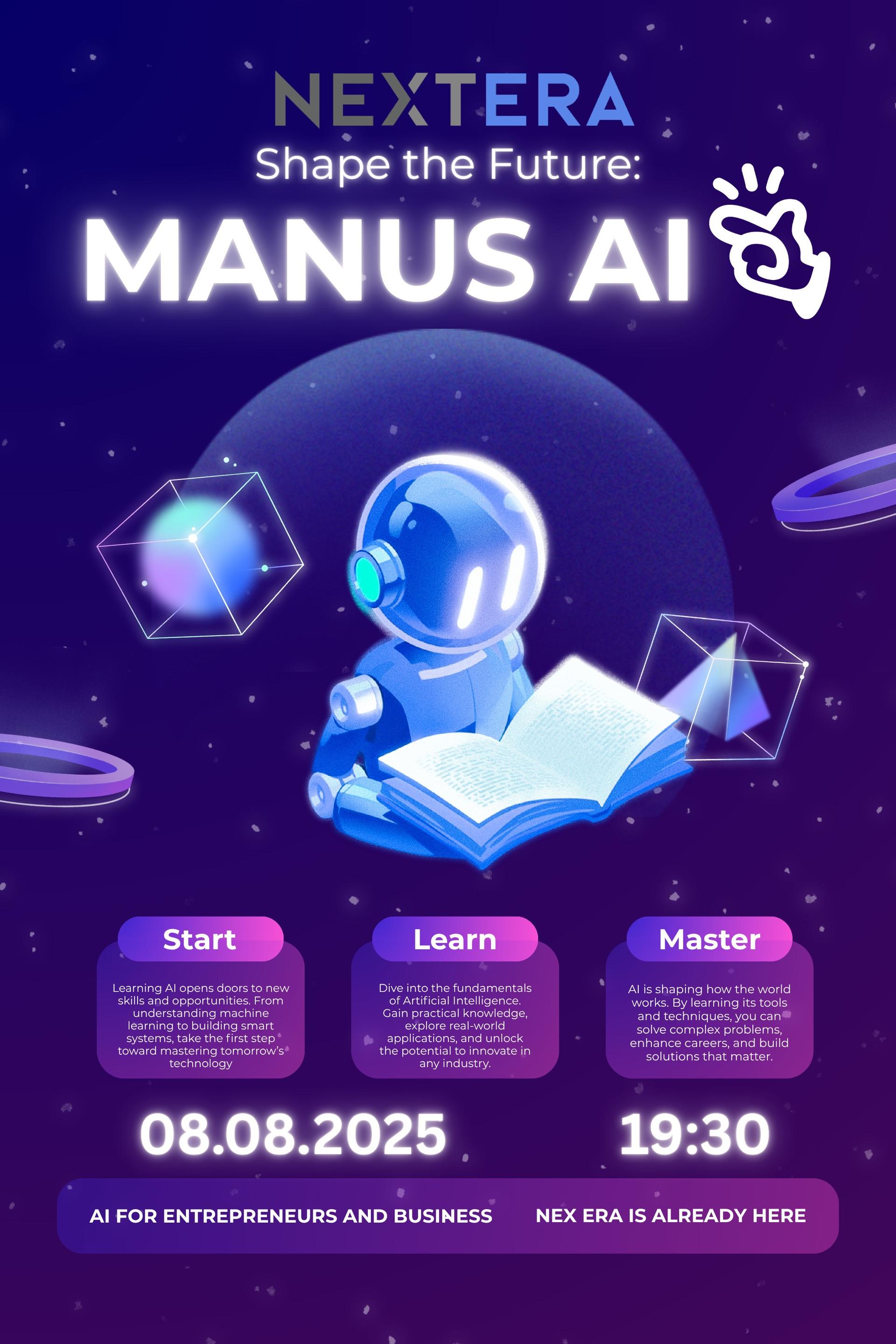 WEBINAR Manus AI – The AI agent designed for corporate applications