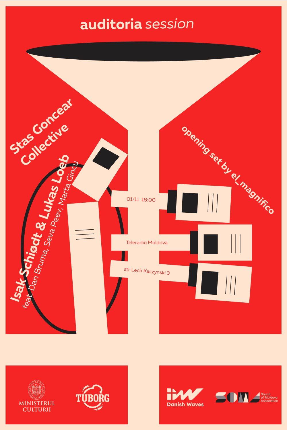 Auditoria Session – Stas Goncear Collective, Isak Schiødt and Lukas Loeb.