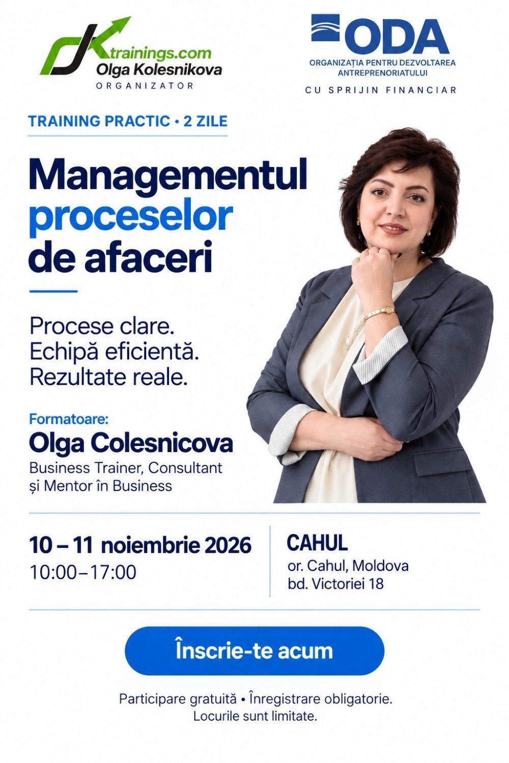 MANAGEMENTUL PROCESELOR (Cahul)