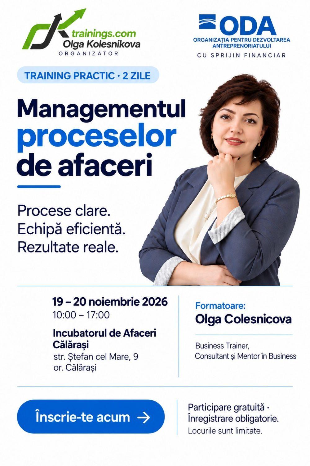 MANAGEMENTUL PROCESELOR (Calaraș)