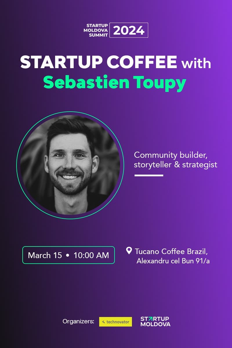 Startup Coffee with Sebastien Toupy