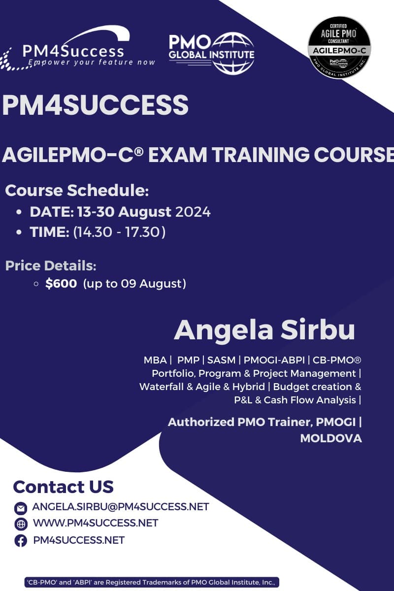 Agile PMO Consultant Certification (AgilePMO-C®)