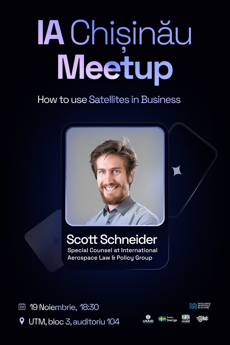 IA Chișinău Meetup cu Scott Schneider
