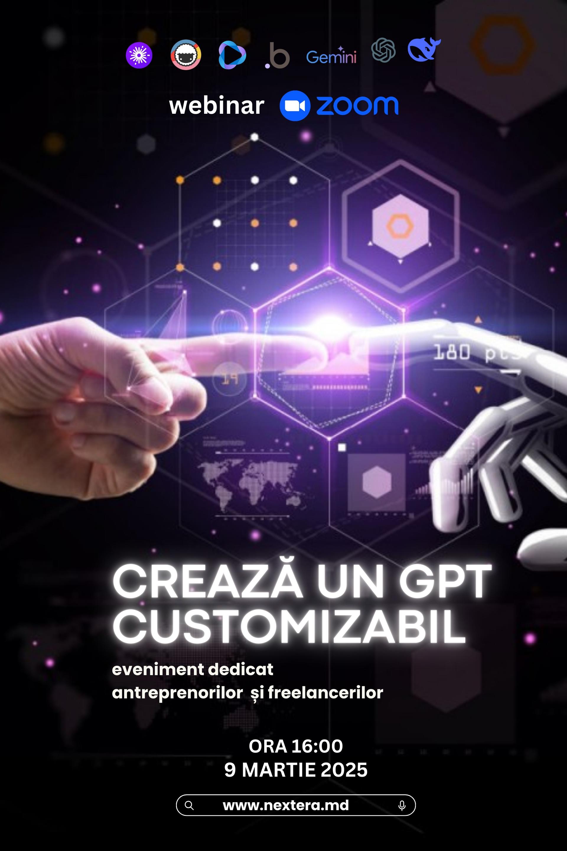 CREEAZĂ PROPRIUL GPT CUSTOMIZAT - NEXT ERA AI